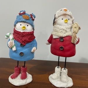 Set of Two Bird Figurines